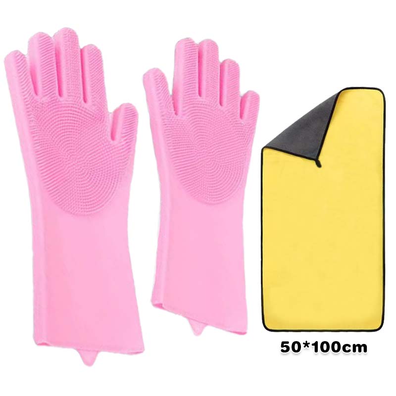 Cat Dog Pet Grooming Bathing Gloves (Buy Any 2, Get 1 For Free)