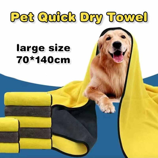 Ultra-Fine Microfiber Pet Towel for Quick Drying(Buy any 2, Get 1 For Free!)