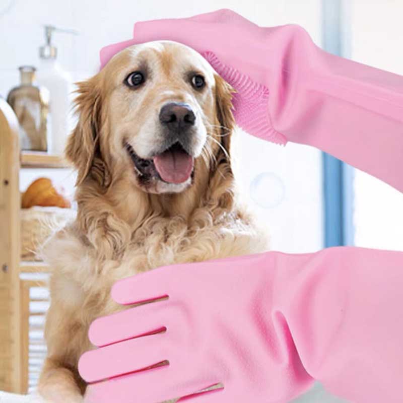 Cat Dog Pet Grooming Bathing Gloves (Buy Any 2, Get 1 For Free)