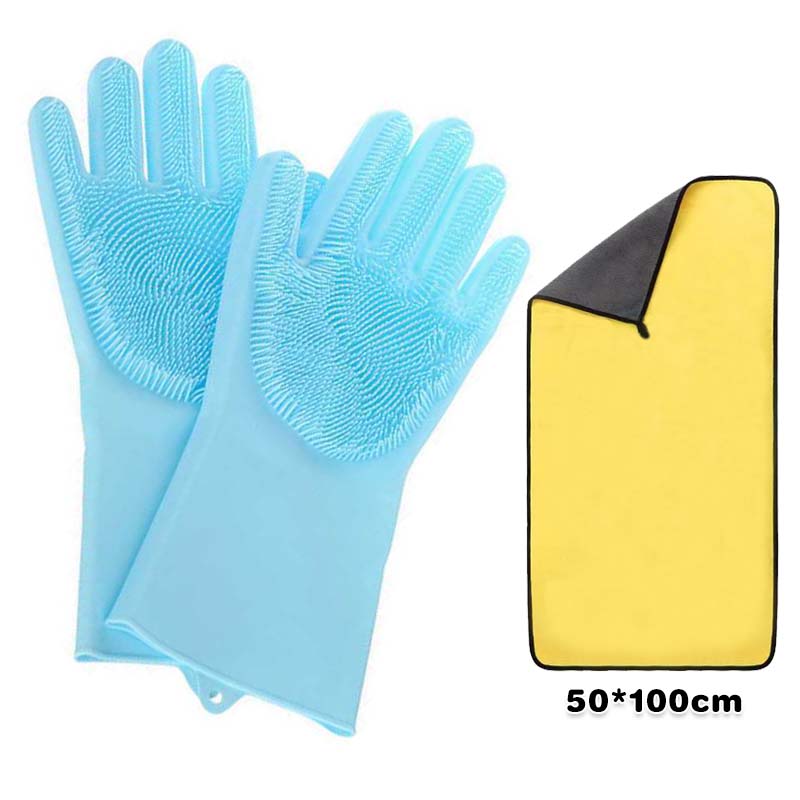 Cat Dog Pet Grooming Bathing Gloves (Buy Any 2, Get 1 For Free)