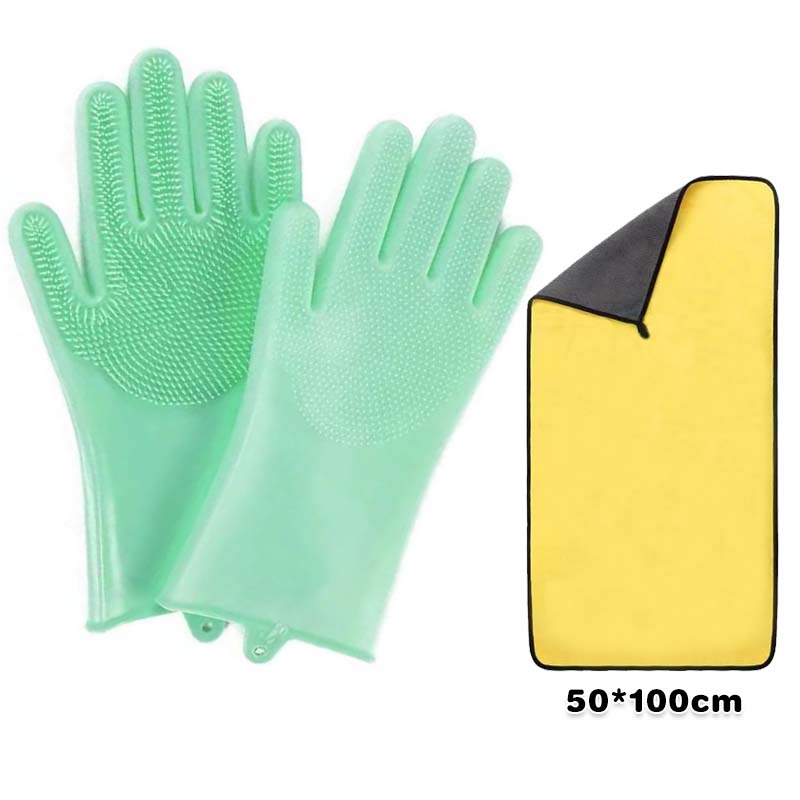 Cat Dog Pet Grooming Bathing Gloves (Buy Any 2, Get 1 For Free)