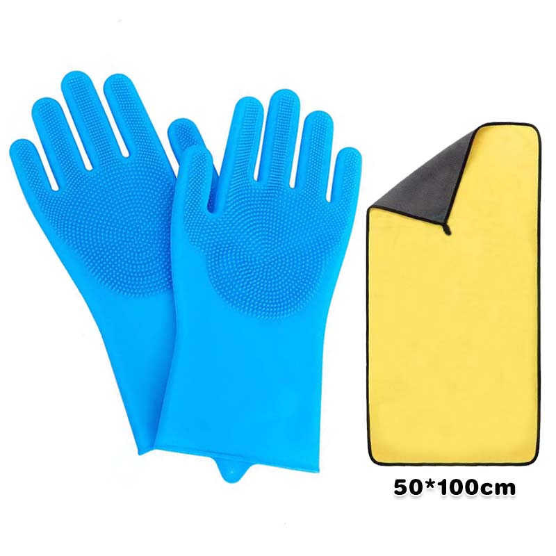 Cat Dog Pet Grooming Bathing Gloves (Buy Any 2, Get 1 For Free)