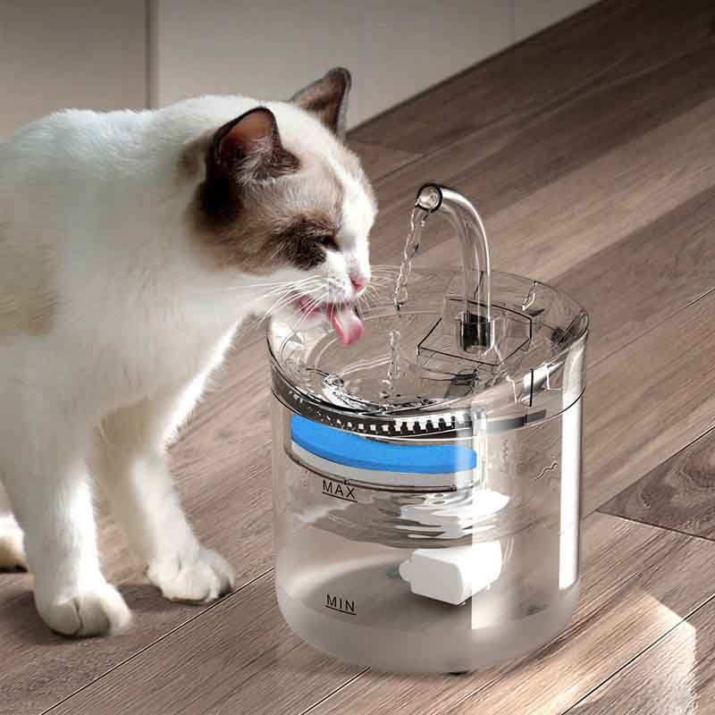 Rechargeable Smart Sensor Thermostat with Filtered Water Fountain